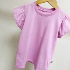 Blusa babado rosa