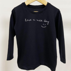 BLUSA MANGA LONGA- HAVE A NICE DAY - comprar online