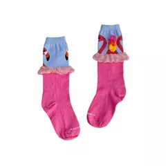MEIA FLAMINGO ROSA na internet