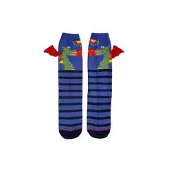 MEIA BRUNO THE DRAGON - Sorrir e Colorir | Roupas Coloridas e Divertidas