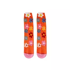 MEIA ENCANTO LARANJA - Sorrir e Colorir | Roupas Coloridas e Divertidas