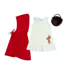 Pijama fantasia -Chapéuzinhovermelho+ capa + cesta - comprar online
