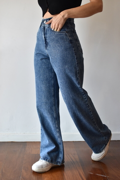 Jean wide leg Trini (blue denim) - locas de atar