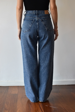 Jean wide leg Trini (blue denim) - tienda online