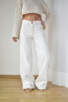 Jean geranio blanco - comprar online