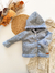 Campera jersey con corderito gris - comprar online
