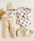 Conjunto plush bifaz beige - 4 piezas - comprar online