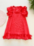 Vestido de lino rojo