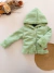 Campera jersey con corderito malva