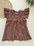 vestido bambula marrón
