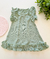 Vestido de lino malva