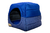 Cama Iglu e Toca Para Cachorro Luppet Luxo Azul Poa (LP1216-02) - comprar online