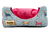 Cama Iglu e Toca Para Cachorro Impermeável Luppet Rosa Pets Tamanho:M (LP7021-0