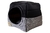 Cama Iglu e Toca Para Cachorro Luxo Luppet Preto Vime Tamanho:M (LP1012120-10M)