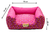 Cama Quadrada para Cachorro ou Gato Luppet Luxo Rosa Ossinho Tamanho:GG (LP8017- na internet