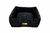 Cama Quadrada para Cachorro ou Gato Luppet Luxo Preto Poa (LP8018-02)