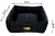 Cama Quadrada para Cachorro ou Gato Luppet Luxo Preto Poa (LP8018-02) - loja online