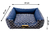 Cama Quadrada para Cachorro ou Gato Luppet Marinho Geométrico (LP88018-04) na internet