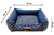 Cama Quadrada para Cachorro ou Gato Luppet Marinho Geométrico (LP88018-04) na internet