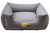 Cama Quadrada para Cachorro ou Gatos Super Luxo Luppet Cinza Tamanho:M (LP88016- - Parfum Prestige perfumes de griffe - nicho e árabes frete grátis perfumes mais baratos que no shopping