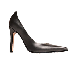 Stiletto de Cuero Con Taco Fino - comprar online