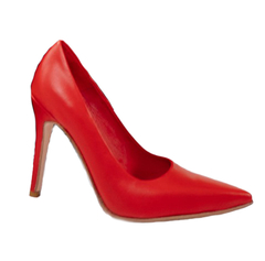 Stiletto de Cuero Con Taco Fino en internet