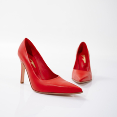 Stiletto de Cuero Con Taco Fino - comprar online