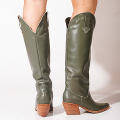 Bota Cuero Caña Alta - SC STORE CALZADOS