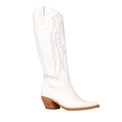 Bota Cuero Caña Alta con Grabados en internet
