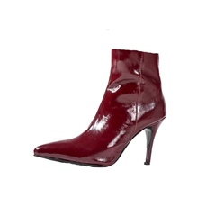 Bota Cuero Corta Taco Fino - tienda online