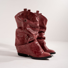 Imagen de Bota Cuero Caña Media