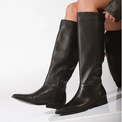 Bota Cuero Tipo Montar Caña Alta - comprar online