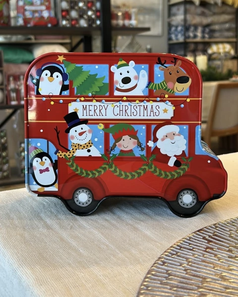 Lata bus ingles 19x15, 5x7 cm