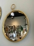 Gold-Framed mirror wall deco 57x5x72 - comprar online