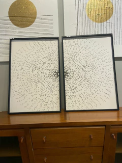 Cuadro lamina marco de madera negro 60X90 cm - Casa Disain