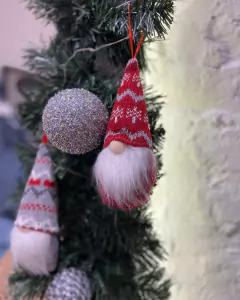 cara Papá Noel gnomo para colgar - comprar online