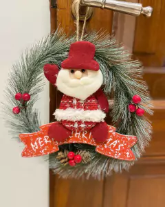 Roscas de pino con Papá Noel/reno - comprar online