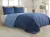 ACOLCHADO TWIN C/FUNDAS CELESTE/AZUL