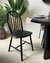 Silla Windsor curva negra