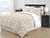 Aclchado Simil Plumon twin 1.60x2.40 Reversible blanco/beige