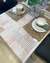 Mantel rosa y beige 2.60x1.55 cm - comprar online