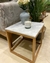 Mesa ratona tapa mármol 40x40x40