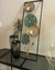 Friso decorativo dorado y verde de metal 67x35 - comprar online