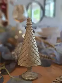 Adorno árbol Ivory 12 cm