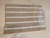 Alfombra Shaggy 40x60 rayada 2 colores beige/blanca en internet
