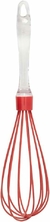 Batedor de Claras Fouet em Silicone com Cabo em Acrílico Vermelho - Mimo Style - loja online
