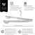 Pegador de Churrasco Cabo Longo 44cm Em Inox - Mimo Style