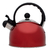 Chaleira com Apito 2 Litros em Aço Inox Vermelho Indução - Mimo Style