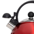 Chaleira com Apito 2 Litros em Aço Inox Vermelho Indução - Mimo Style - loja online