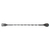 Colher Bailarina com Mini Garfo Espiral Inox Ônix 29,7cm
